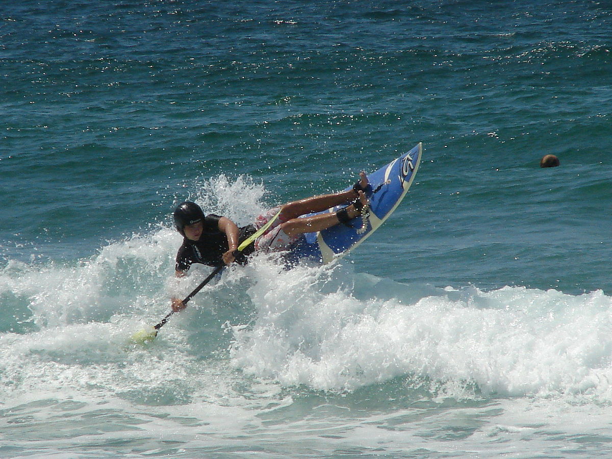 Personne faisant du waveski